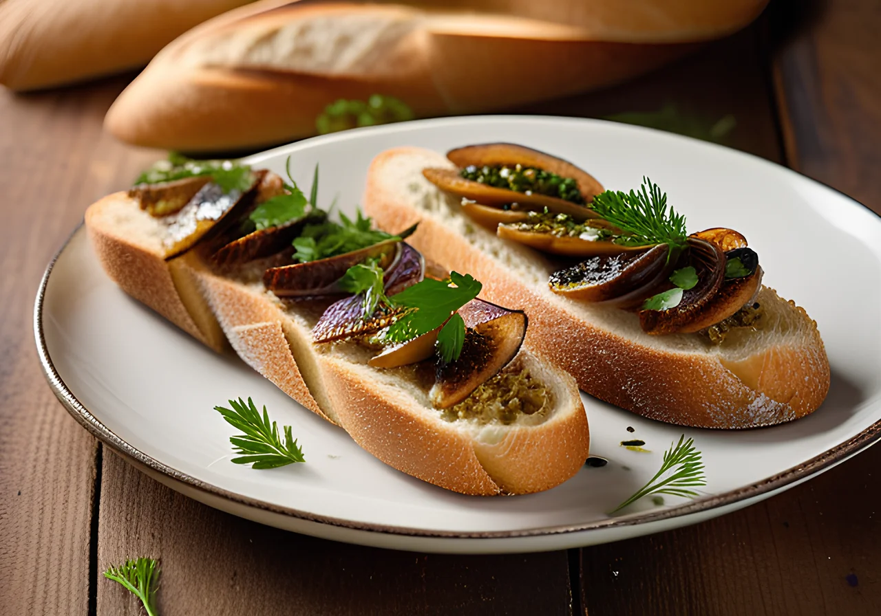Bruschetta with Anchovy Paste