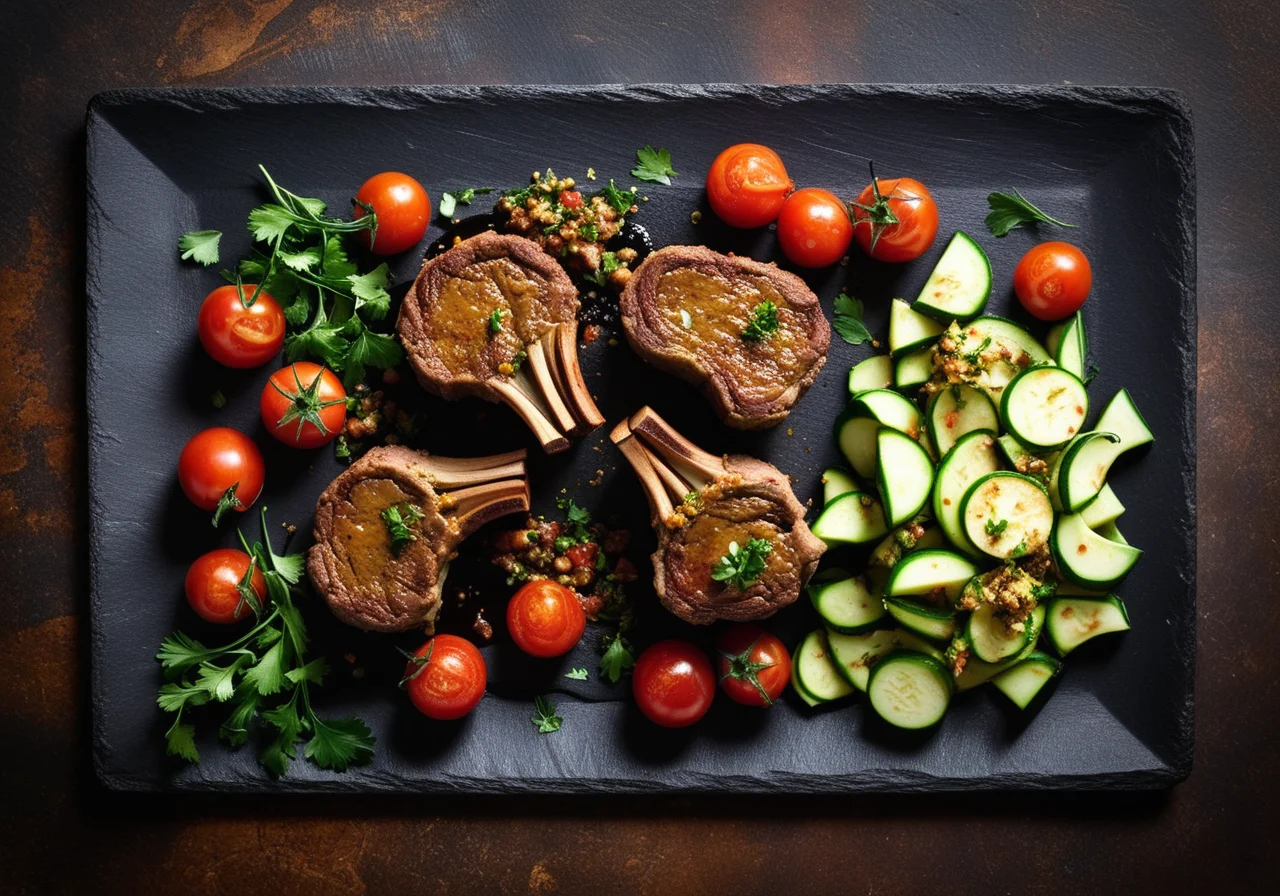 Lamb Chops with Tomatoes