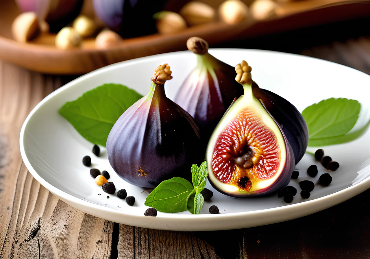 Stuffed Figs with Hazelnut Quark
