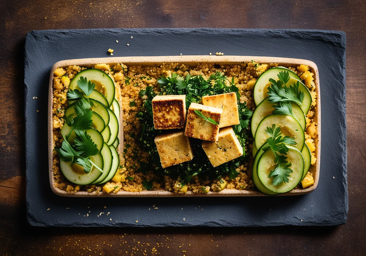 Quinoa with Veggies and Tofu