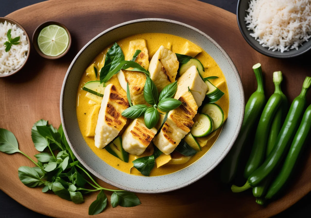 Fish Zucchini Curry