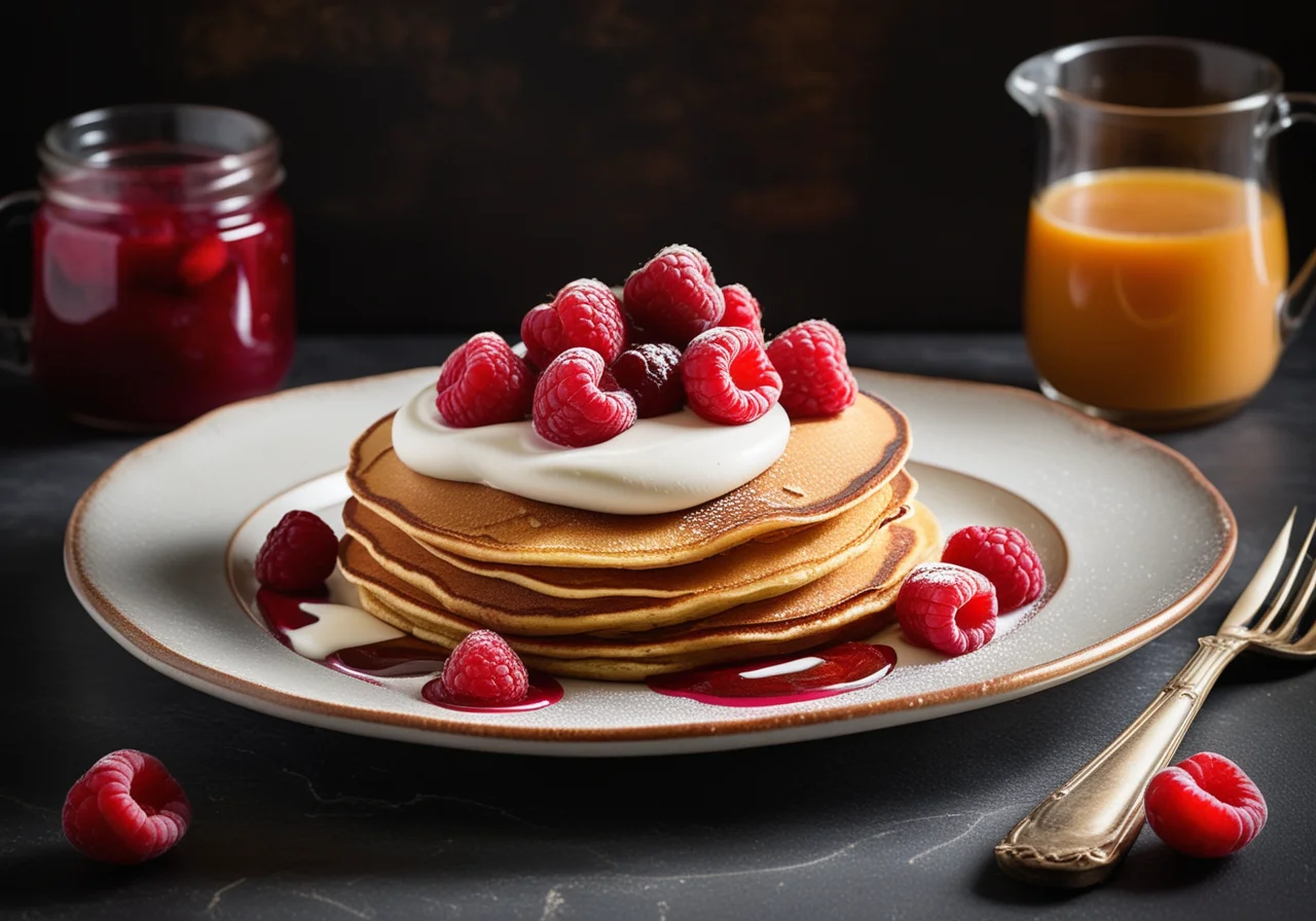 Pancakes with Compote