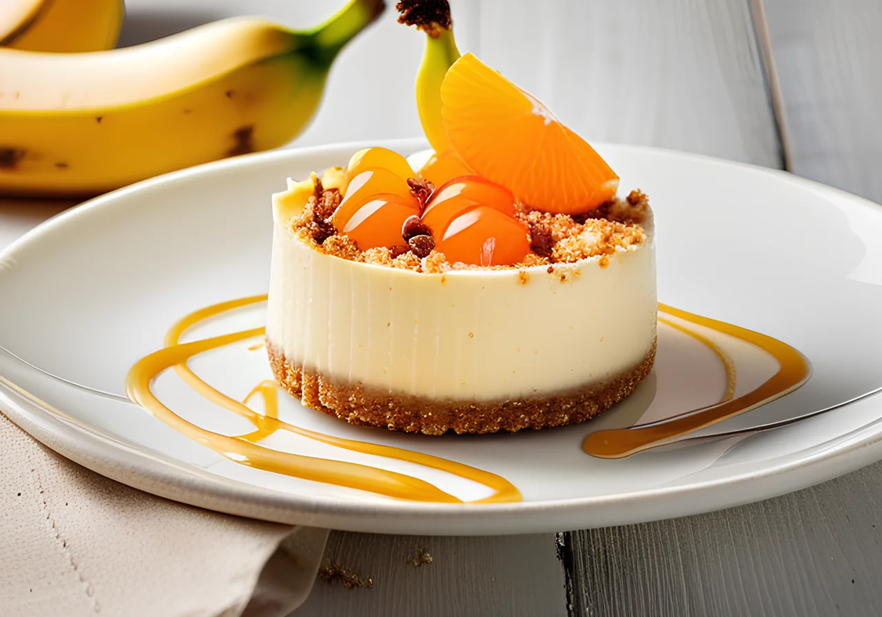 Mini Cheesecakes with Bananas