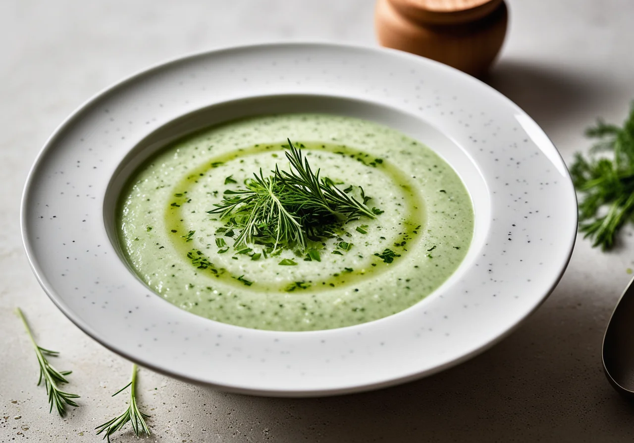 Cucumber Kefir Soup