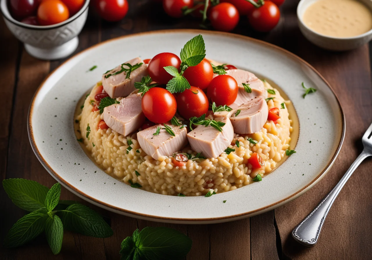 Risotto with Swordfish