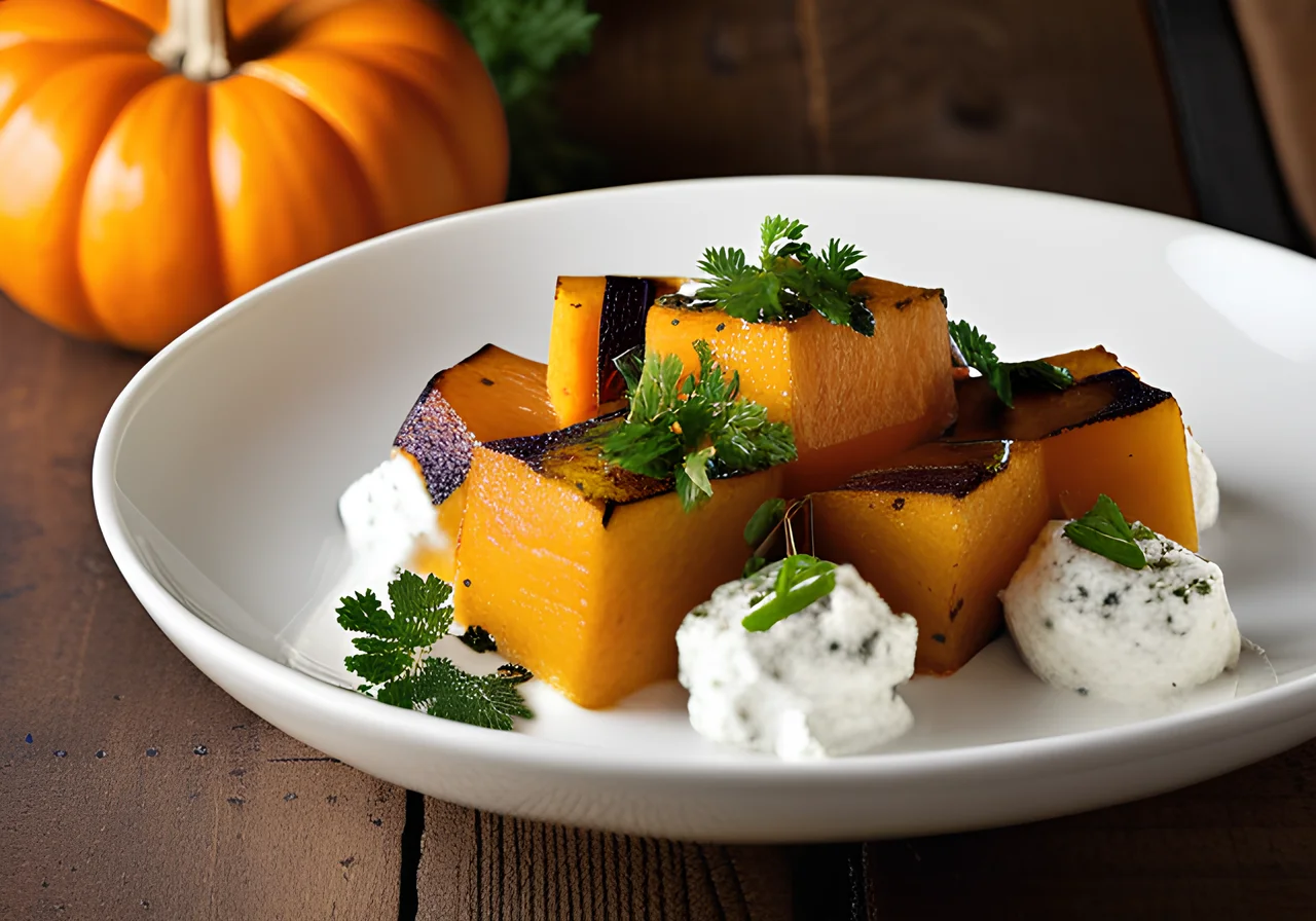 Pumpkin with Cottage Cheese