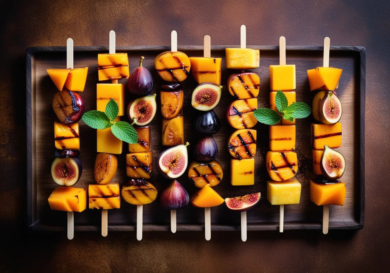 Grilled Fruit Skewers