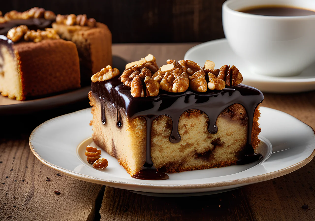 Coffee Cake with Walnuts