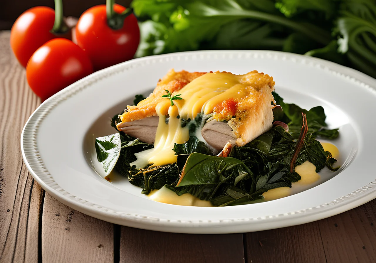 Swiss Chard Casserole with Chicken