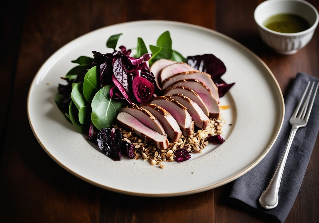 Radicchio Salad with Duck Breast