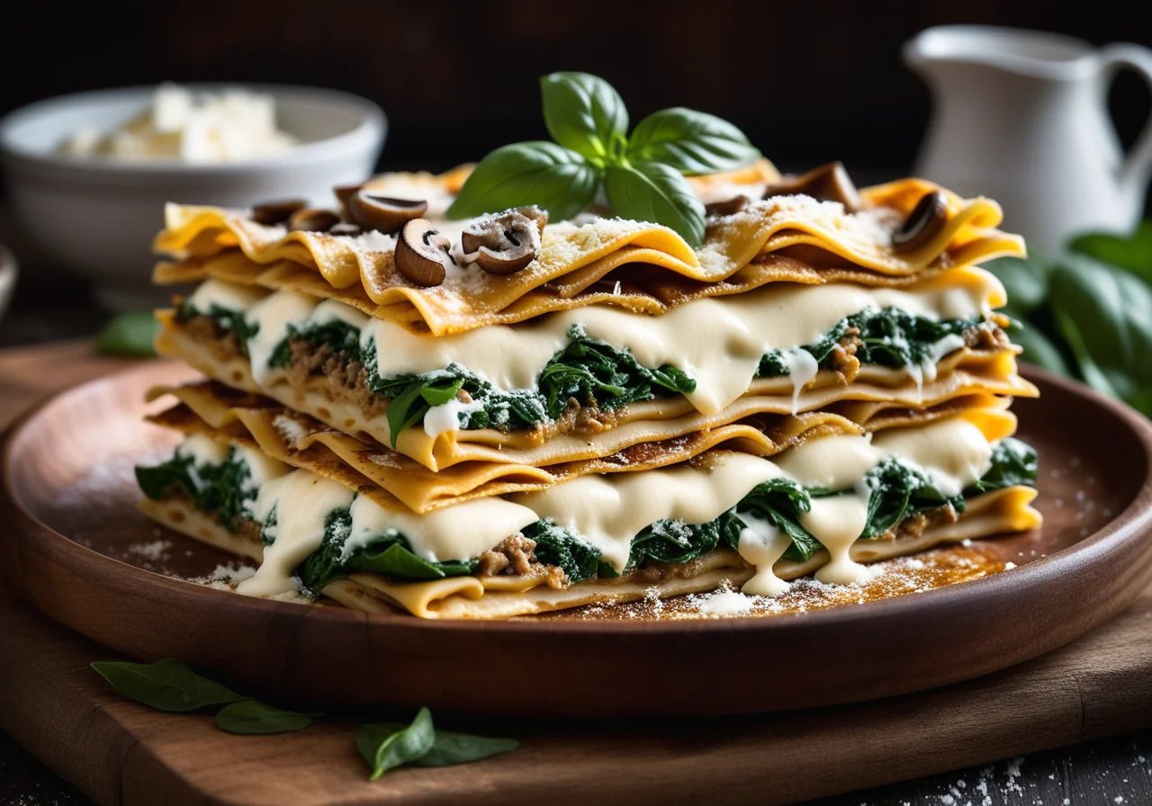 Spinach-Cheese Lasagna