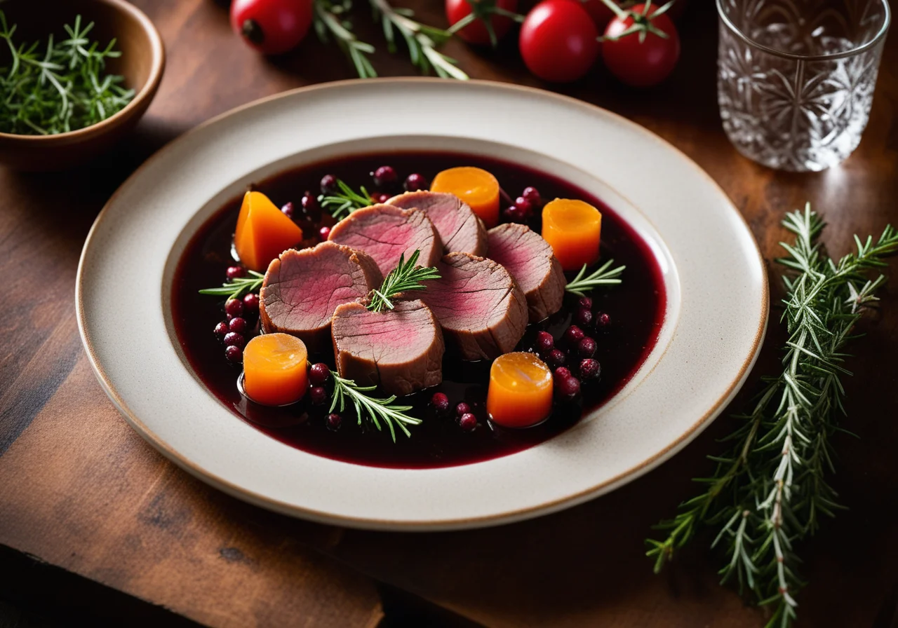 Calf Tafelspitz with Vinegar-Wine Sauce