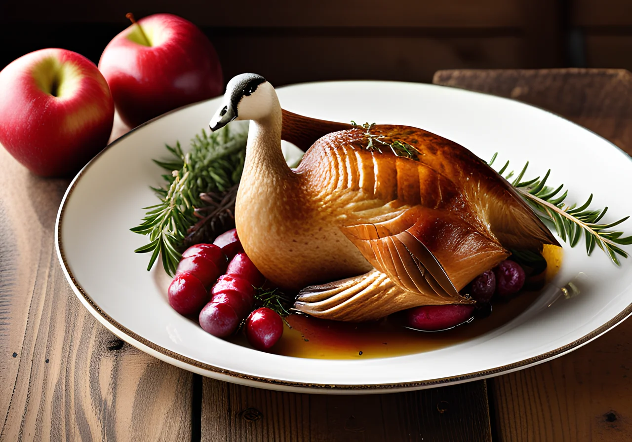 Stuffed Goose Roast