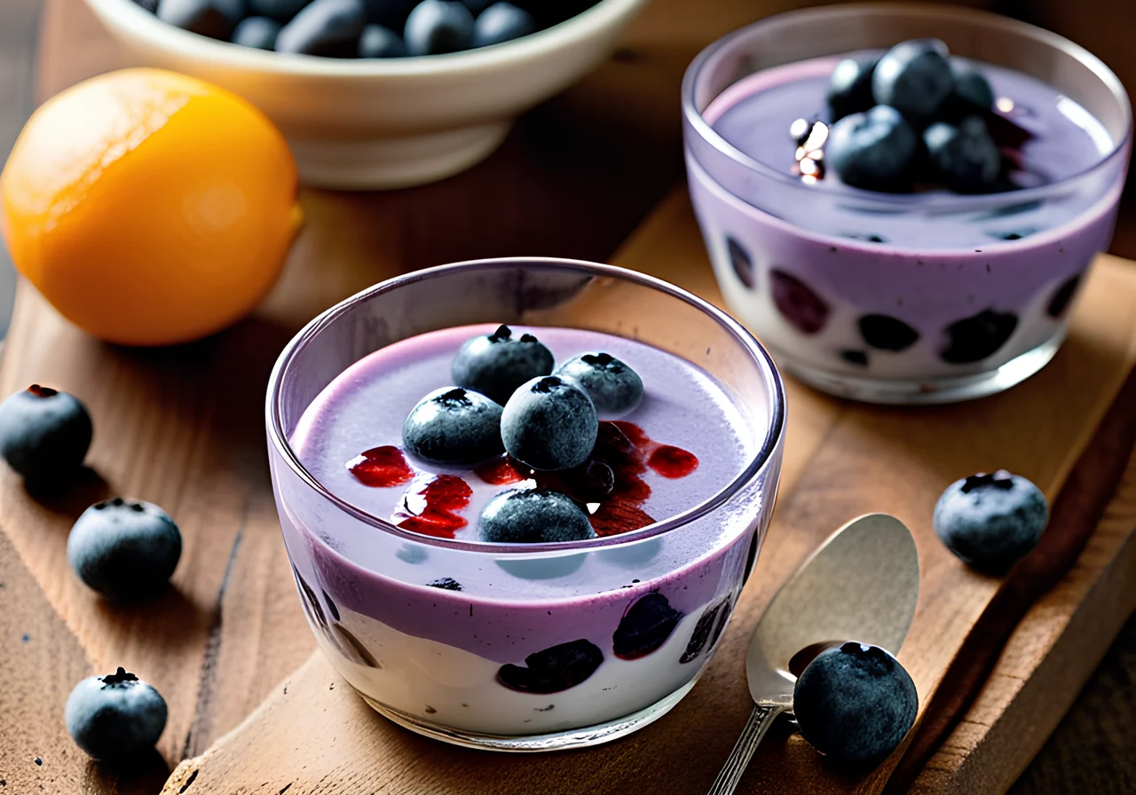 Yogurt Blueberry Gelée