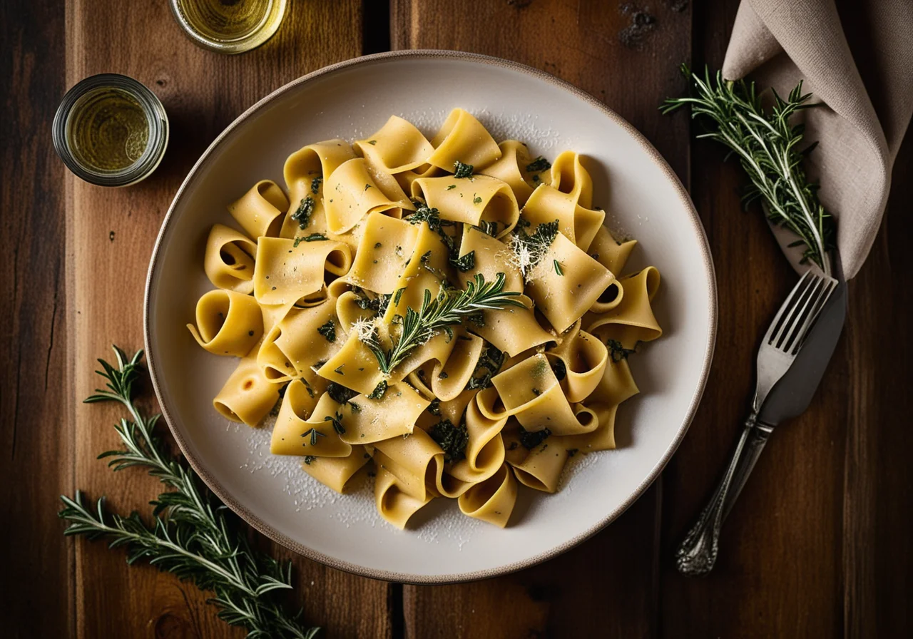 Bandnudeln with Salsiccia Sauce