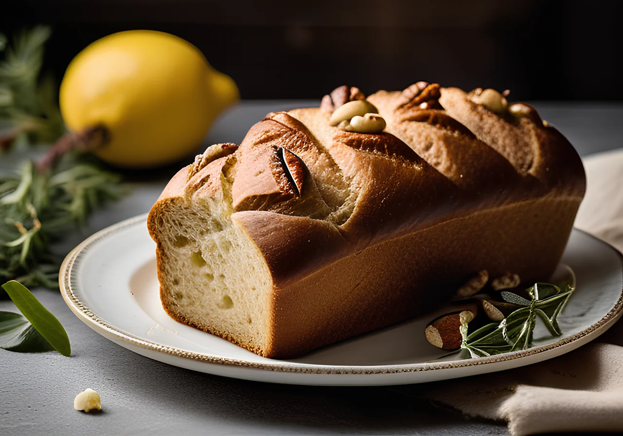 Stockbread with Nuts and Olive Butter