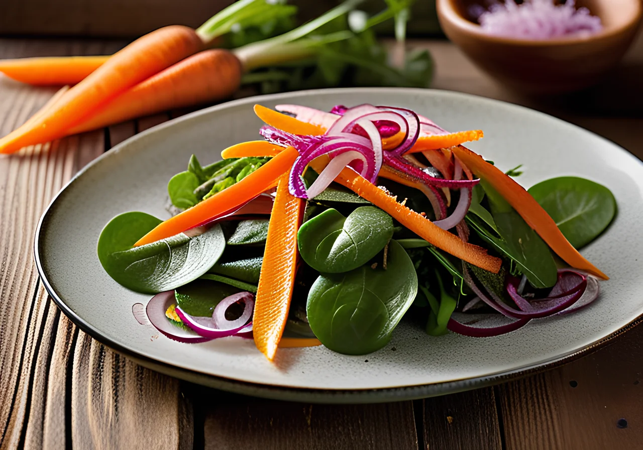 Carrot Salad with Onion