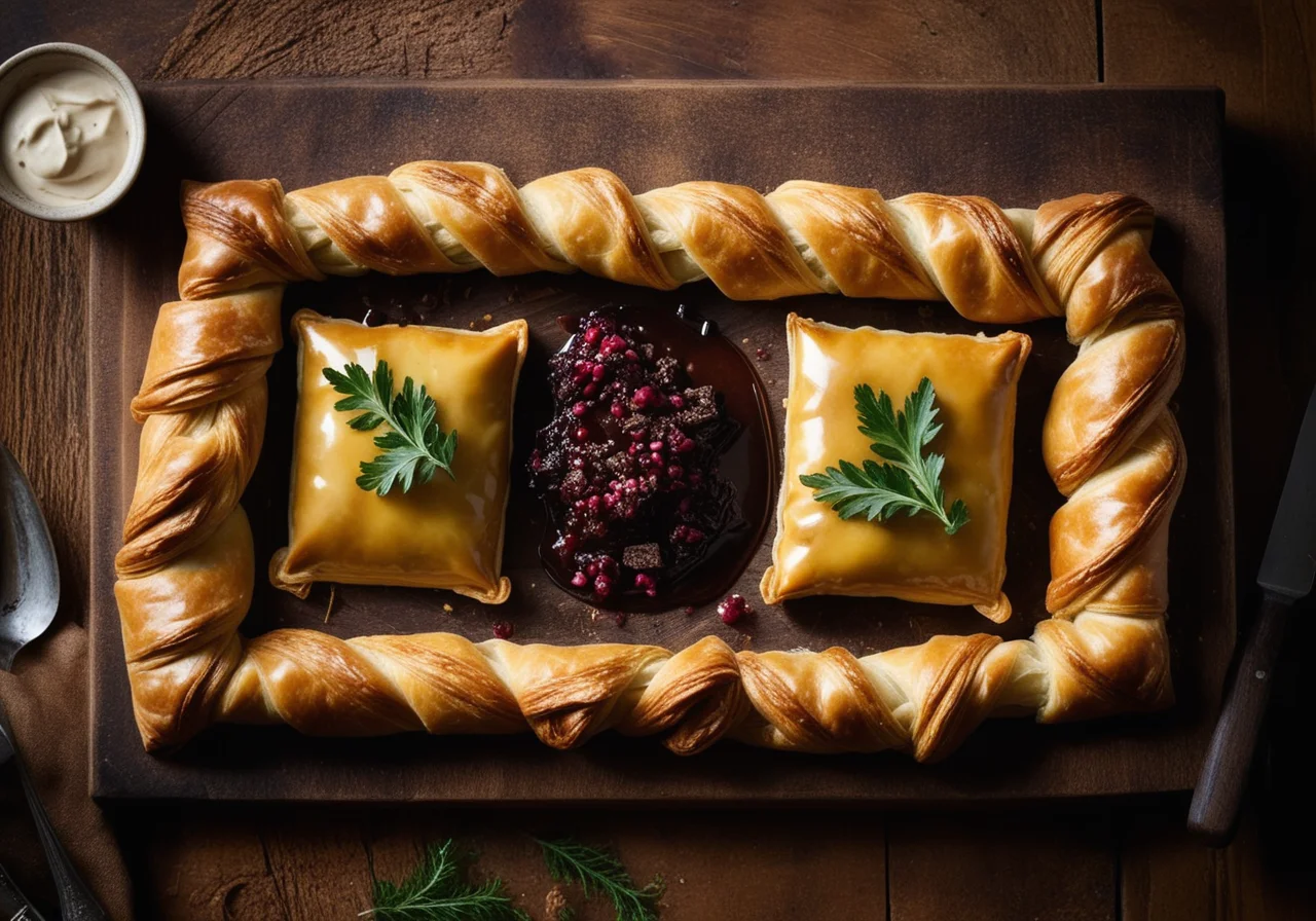Venison in Filo Pastry (Papillote)