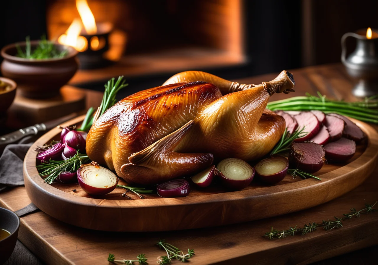 Duck with Spring Onions