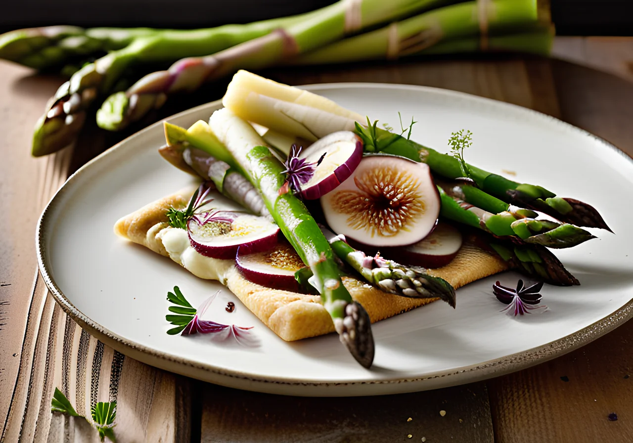 Asparagus‑Fig Flatbread