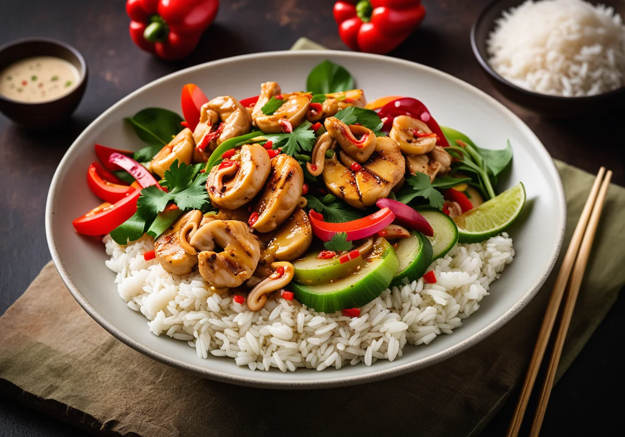 Thai-Style Vegetable Chicken Stir-Fry