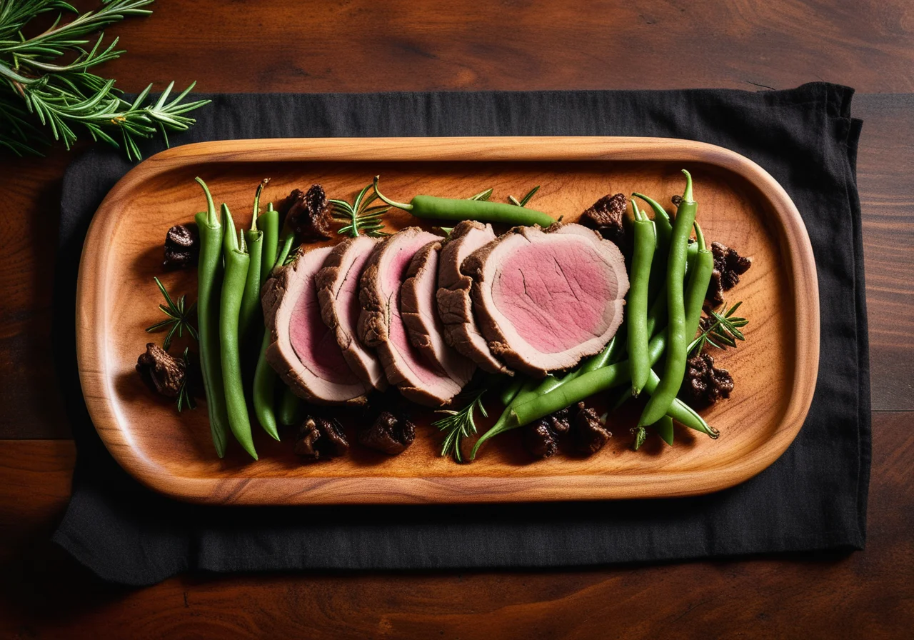 Lamb Leg with Morel Mushrooms