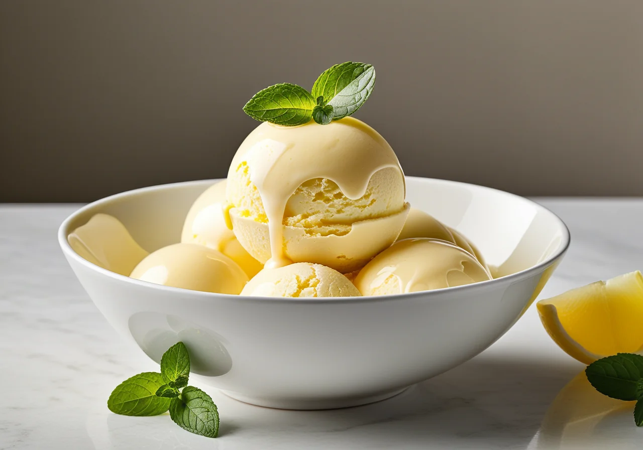 Lemon Ice Cream