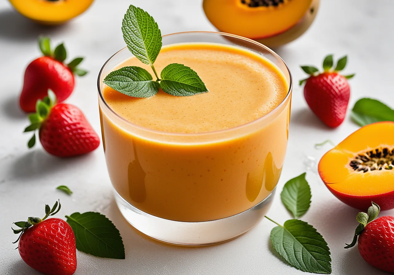 Mango-Papaya-Smoothie