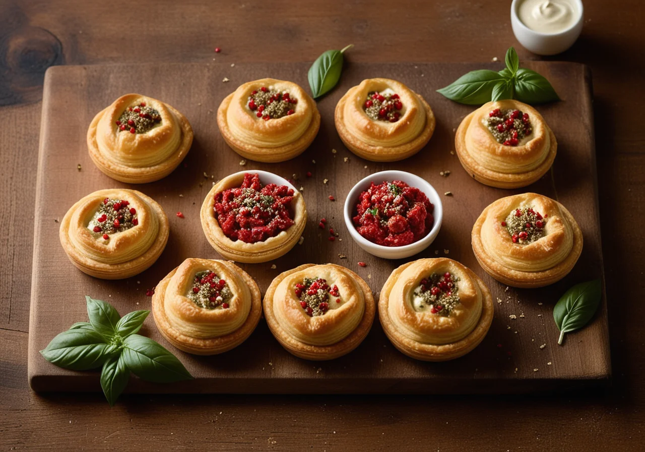 Savory Puff Pastry Bites