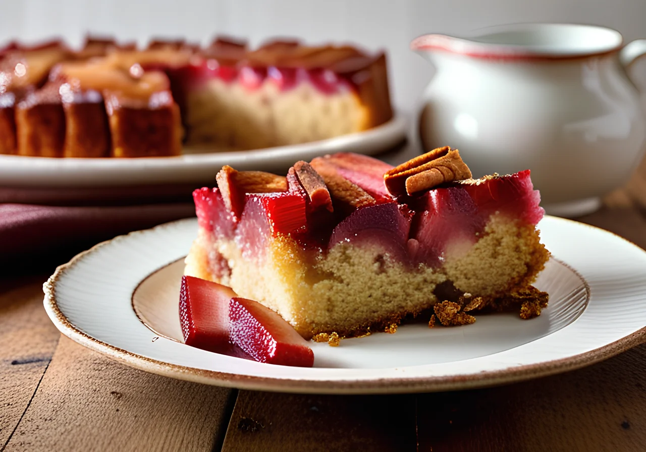 Rhubarb Cake