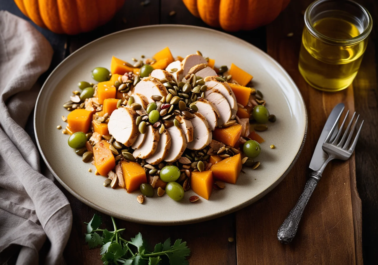 Chicken Fillet with Pumpkin Ragout