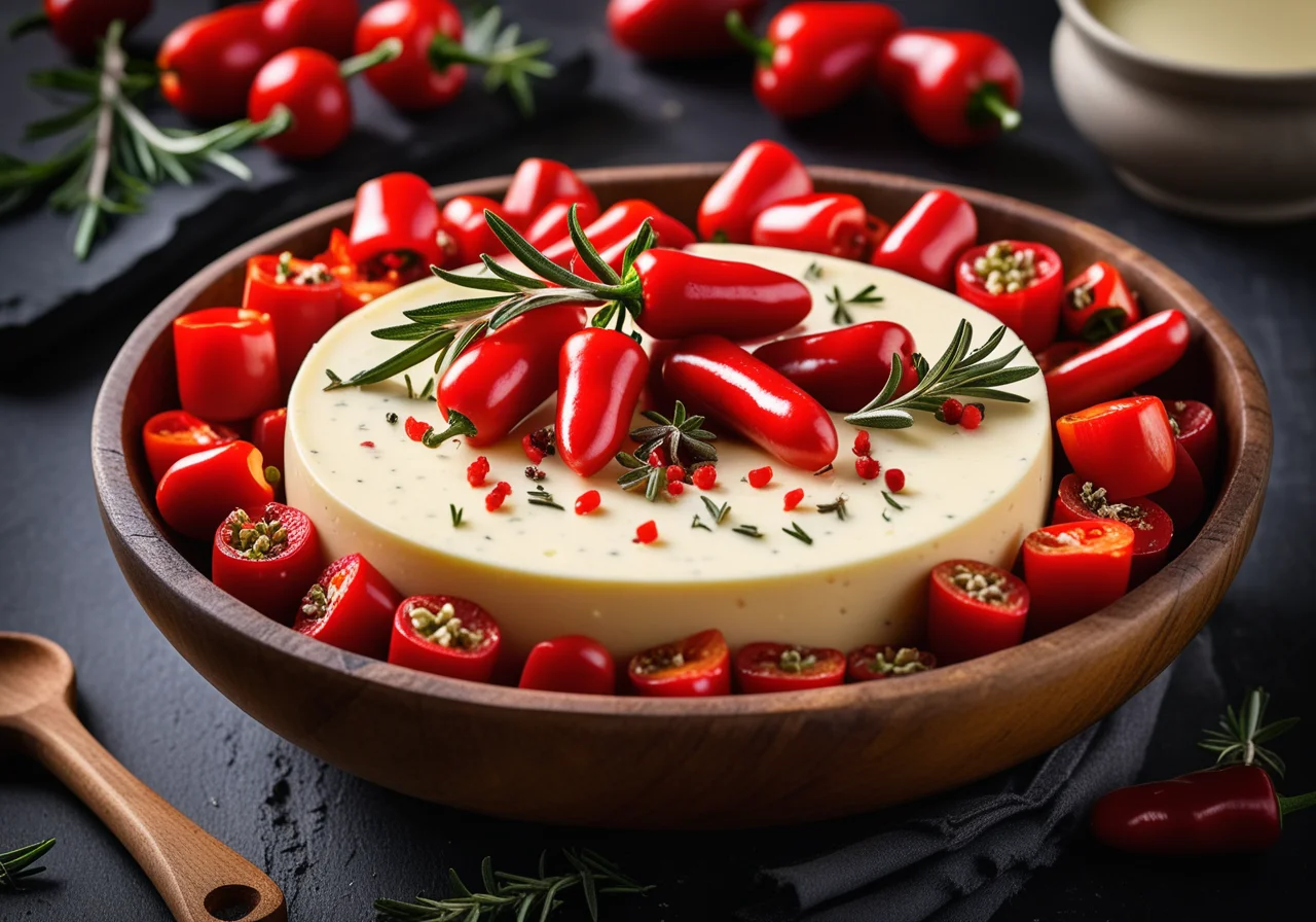 Sheep Cheese with Peperoni