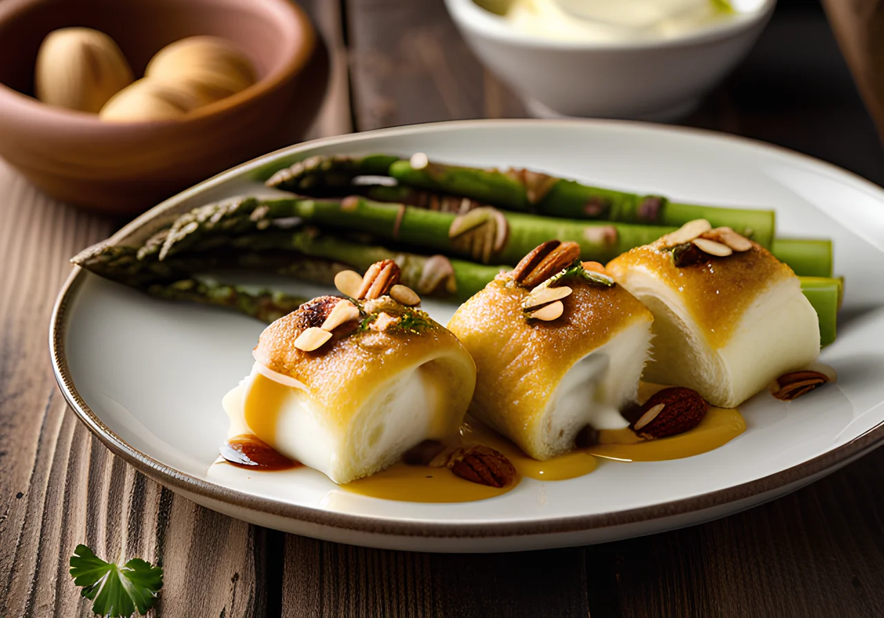Baked Asparagus Rolls