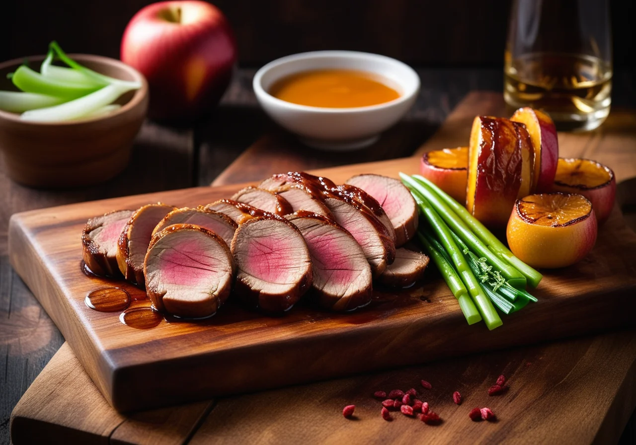 Grilled Stuffed Duck