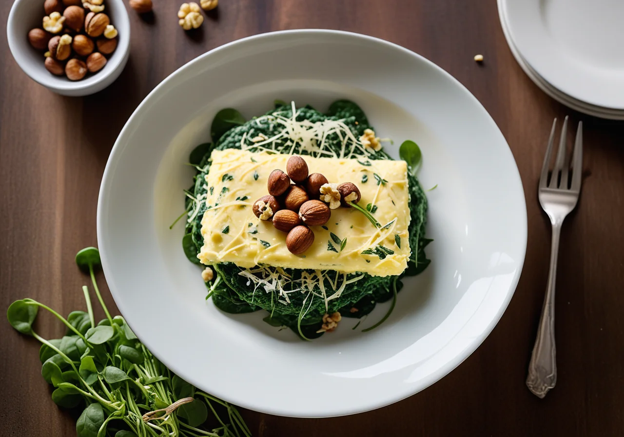 Spinach Omelette