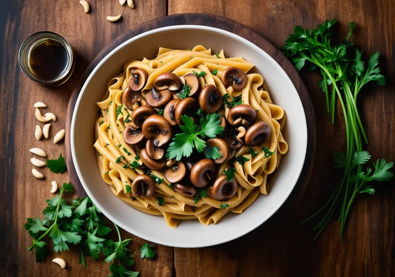 Pasta with Mushrooms
