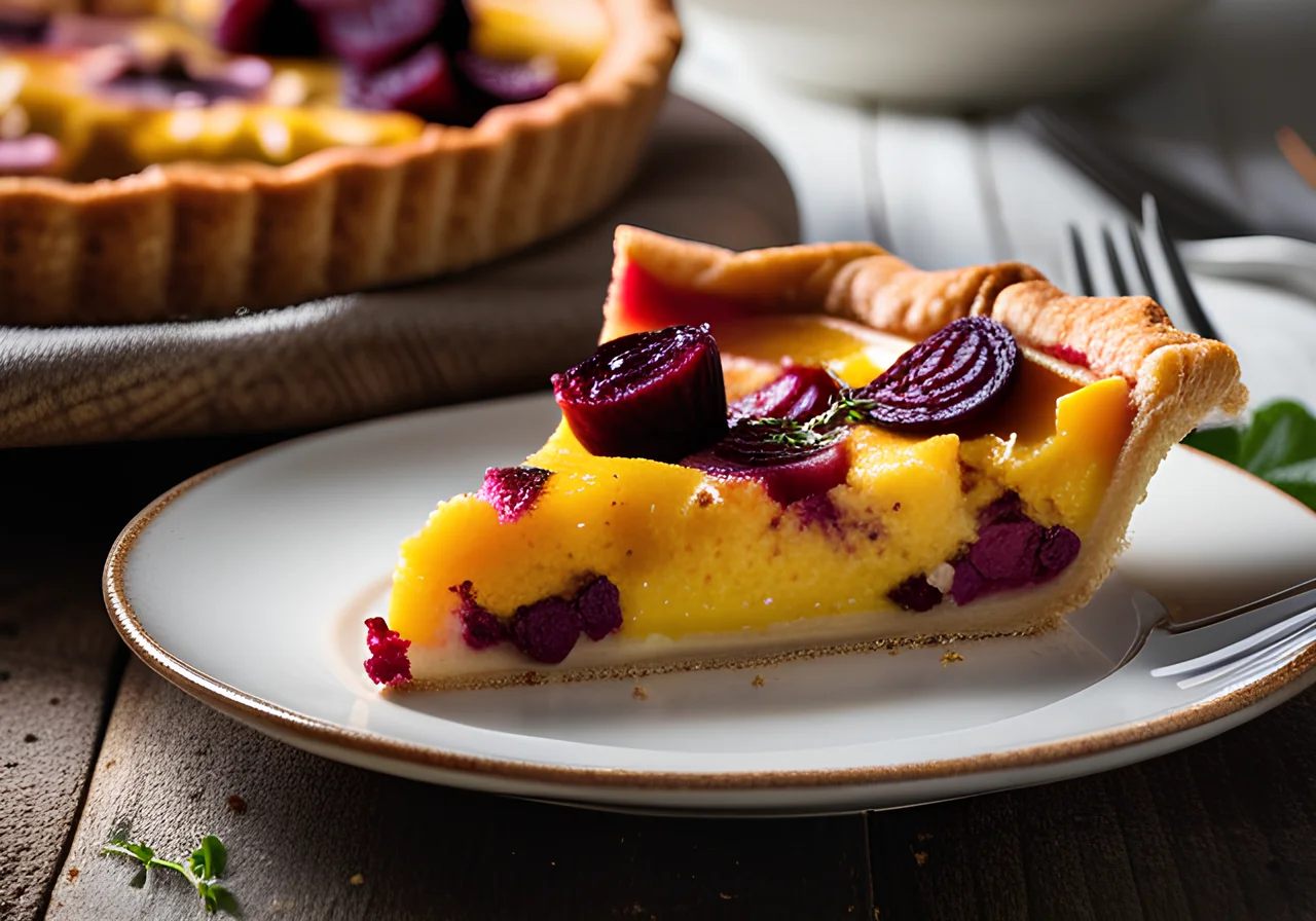 Beetroot Quiche