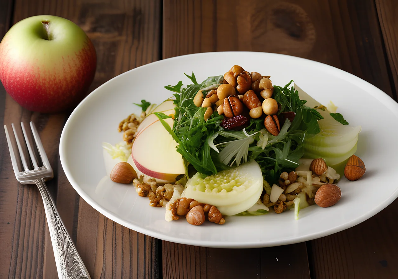 Cabbage, Apple & Lentil Dish