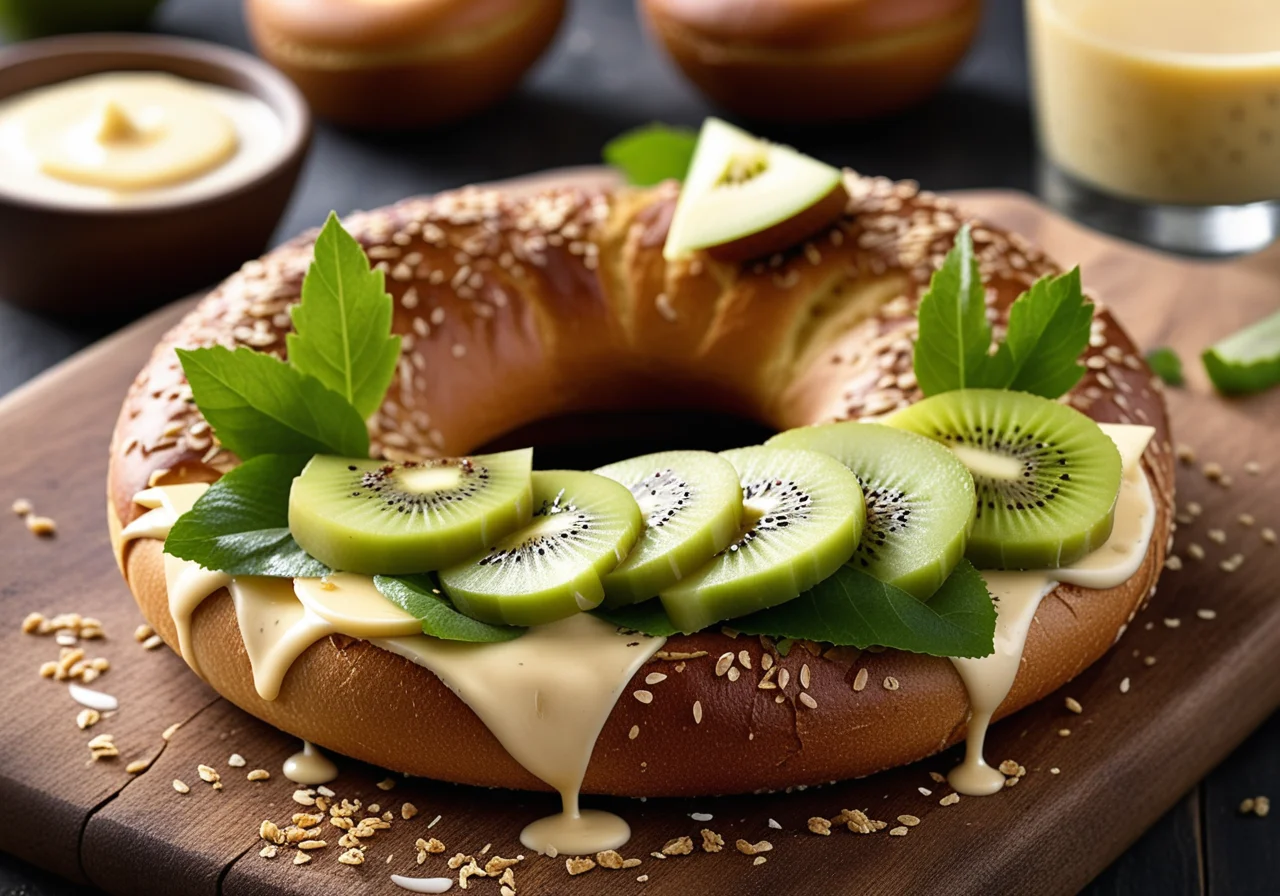 Appenzeller Bagel with Kiwi