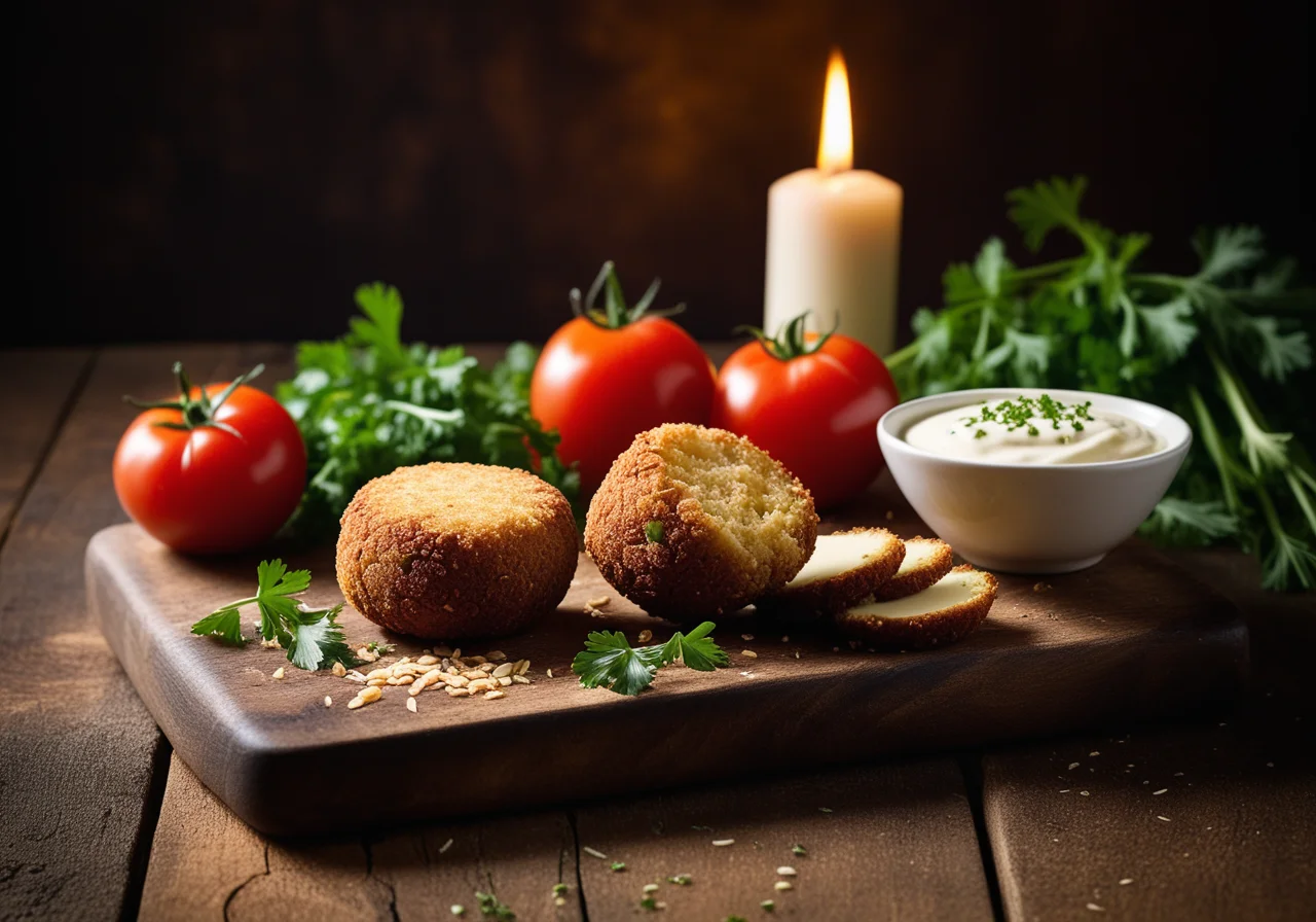 Fiery Croquettes with Dip