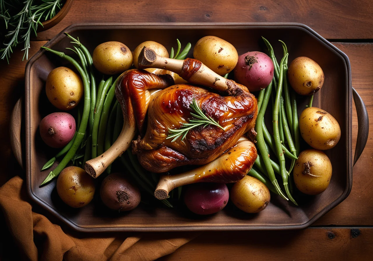 Greek Braised Lamb Shank in Foil