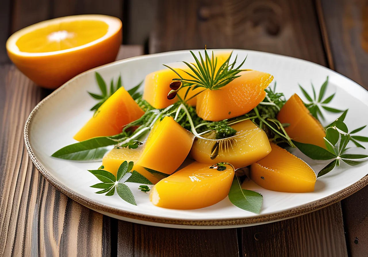 Mango Salad with Sprouts