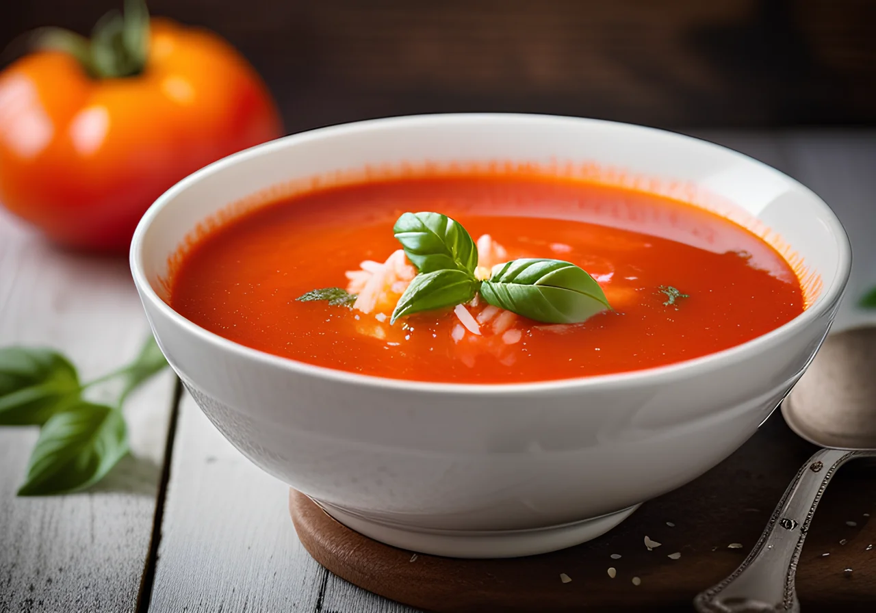 Tomato Soup with Rice