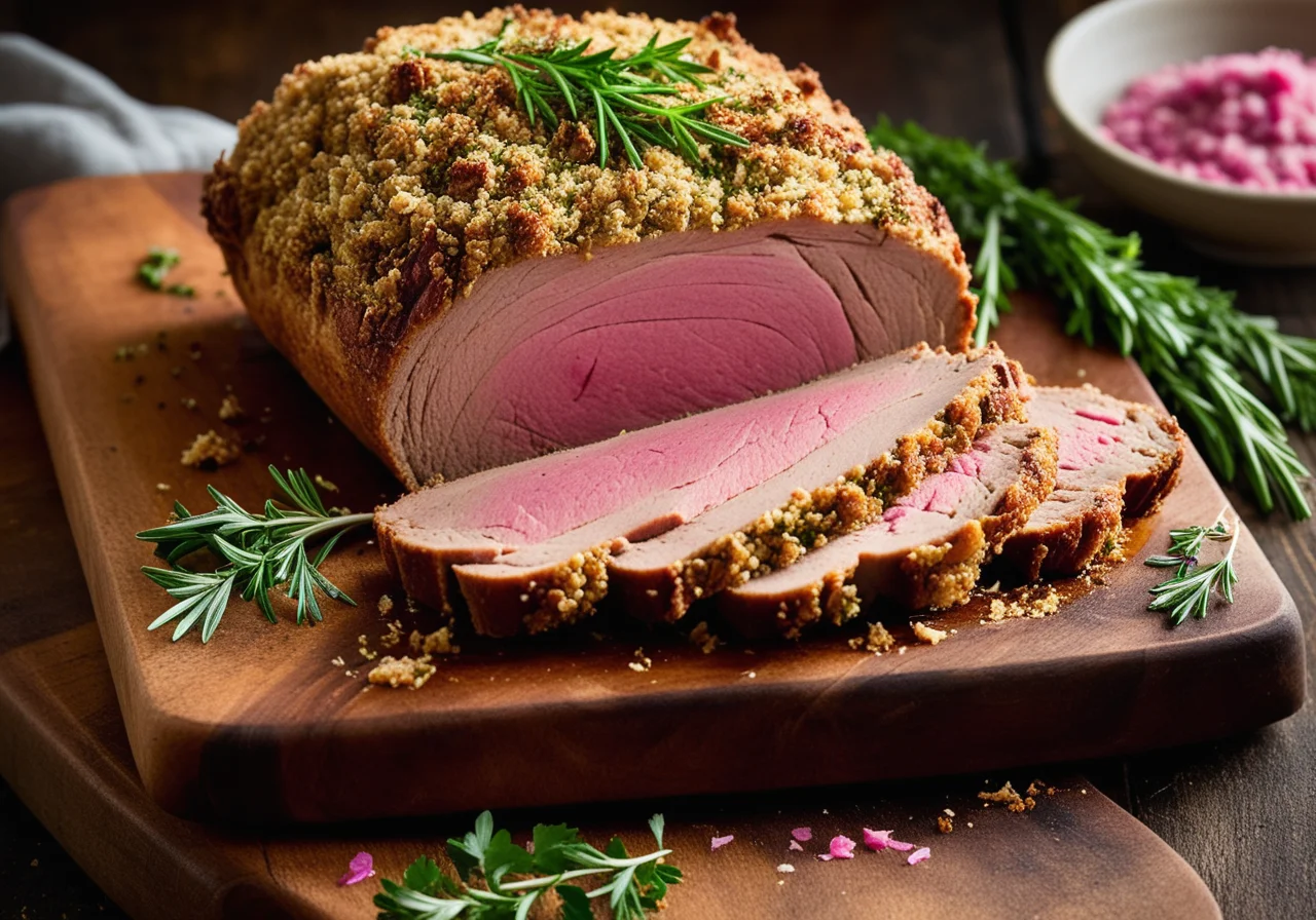 Pork Roast in Herb Crust
