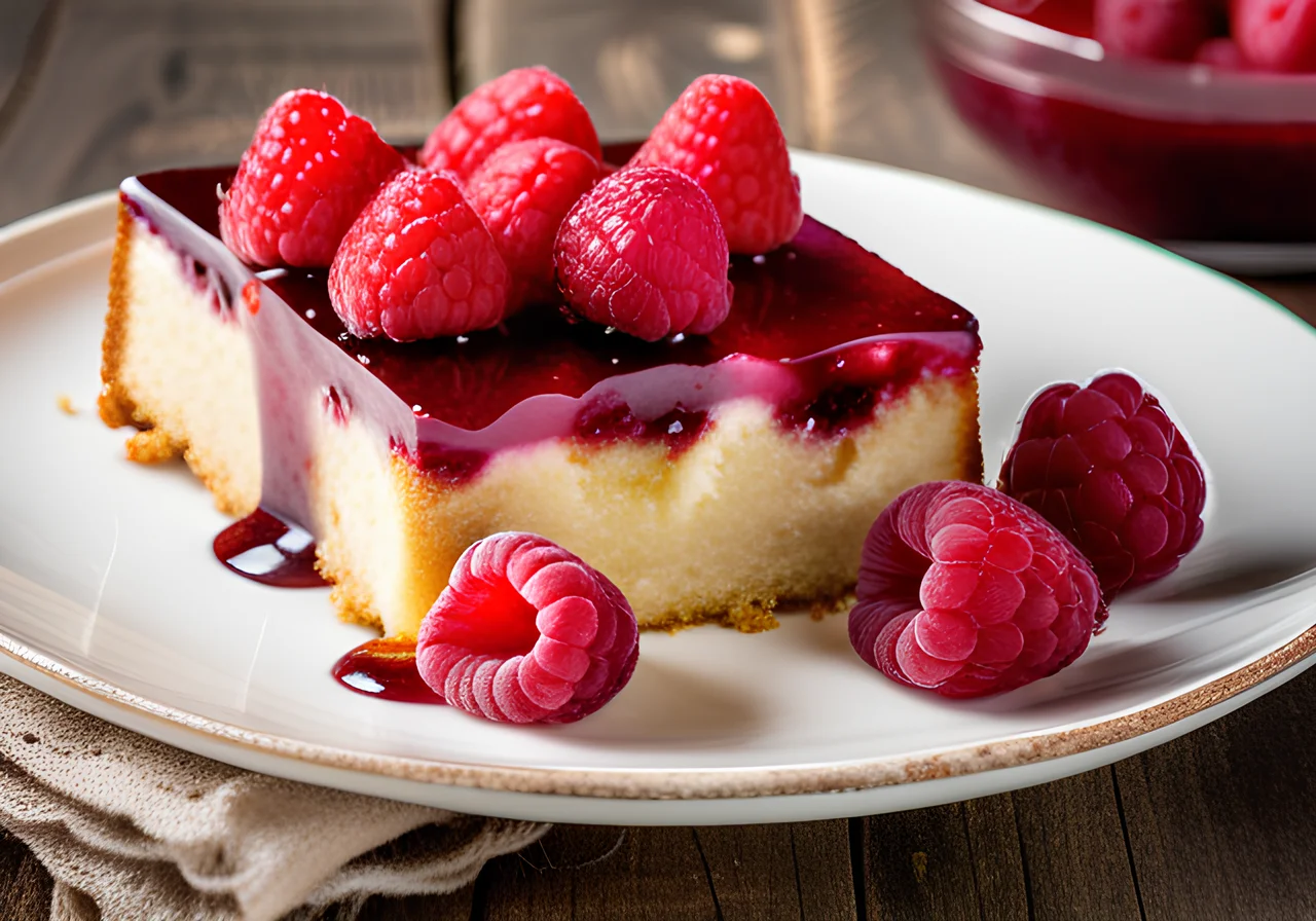 Raspberry Yogurt Cake