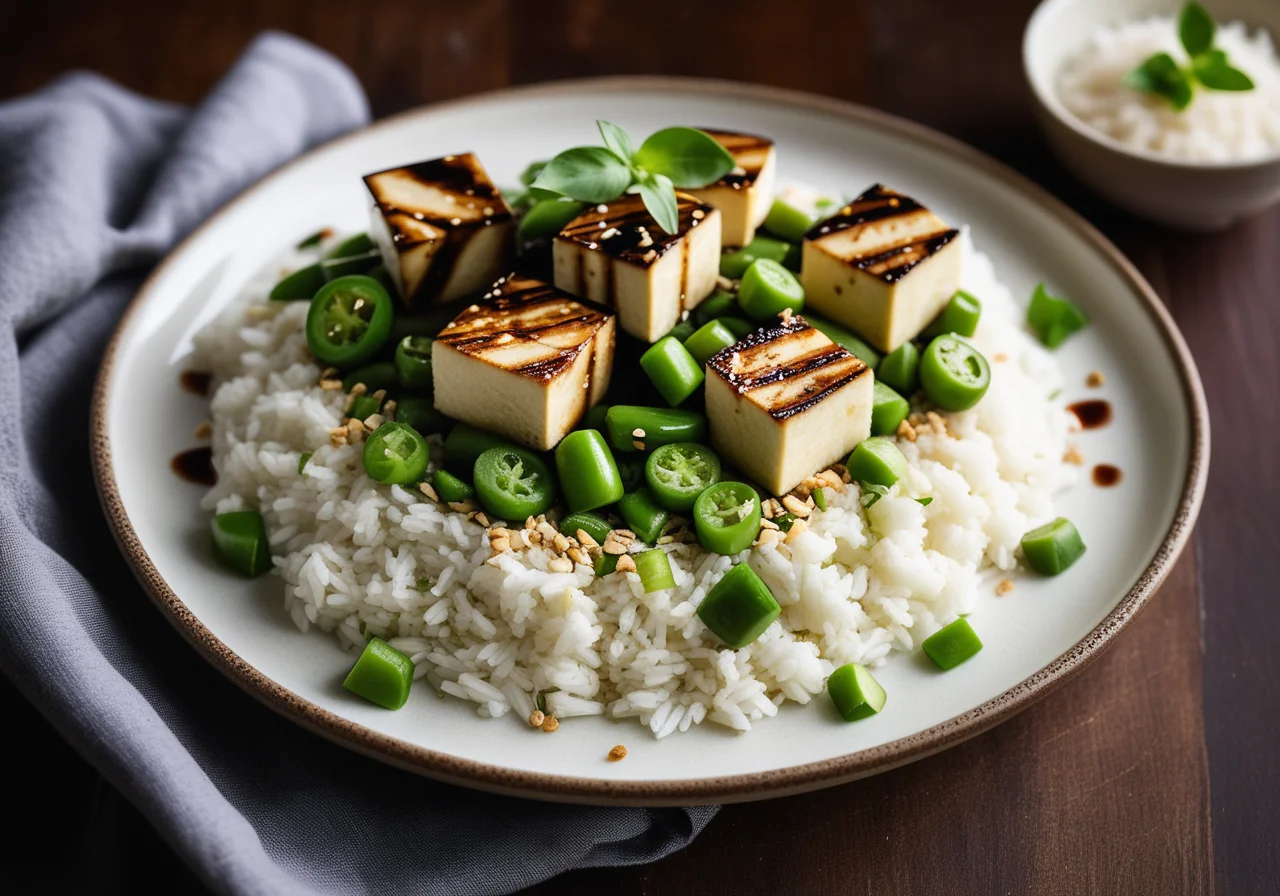 Tofu with Eggplants