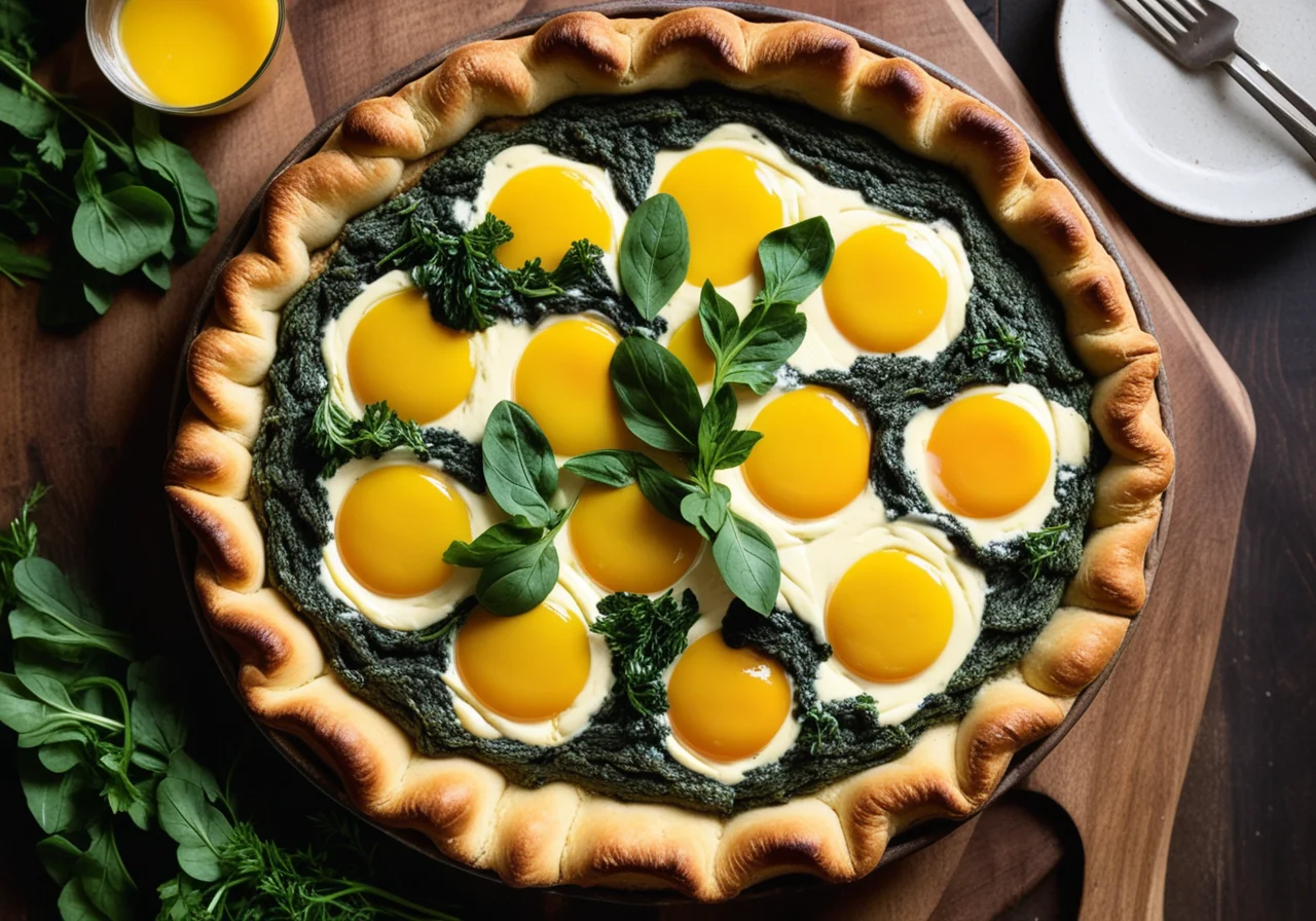 Mushroom Ricotta Pie