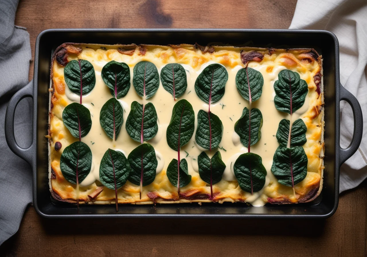 Potato Swiss Chard Gratin