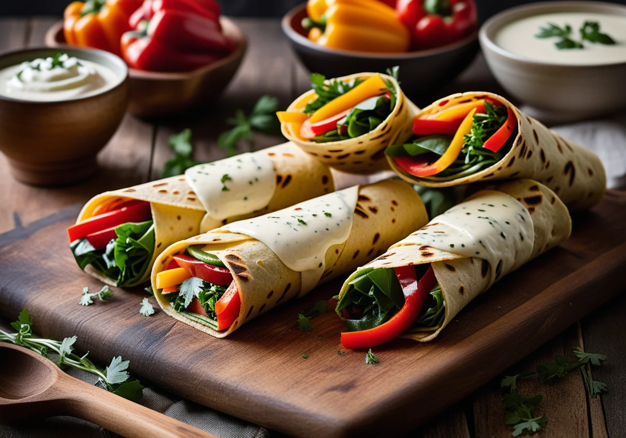 Vegetable Filling Wraps