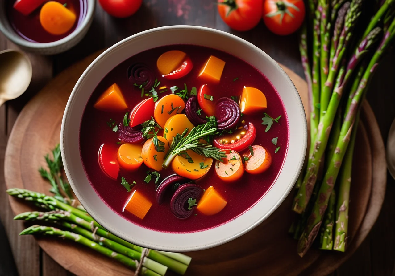 Red Wine Vegetable Soup